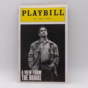 Playbill/Tony Danza "A View From The Bridge" 1998 Broadway Play